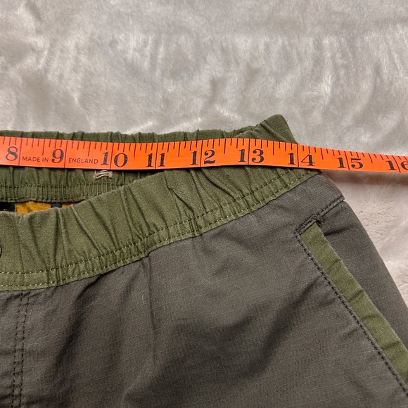 Prana Double Peak Jogger Pants Womens 10 Gray Green Cargo Hiking Stretch Organic - Picture 12 of 13